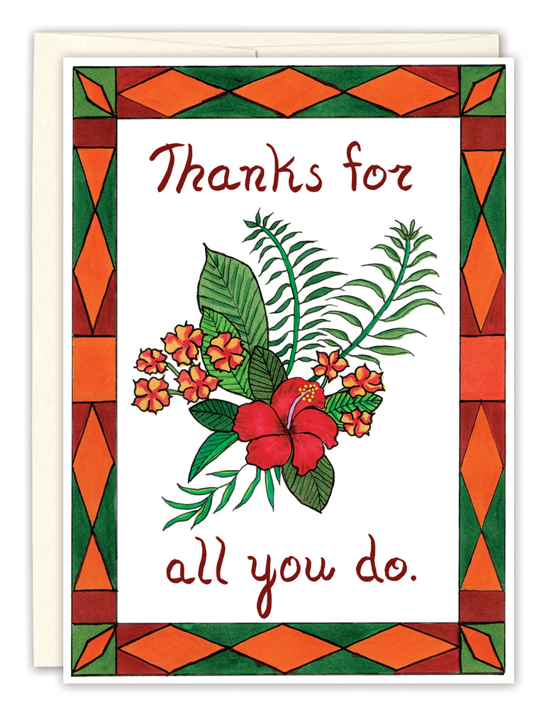 Generosity Card Bouquet Thank You Card – Black Joy Paper